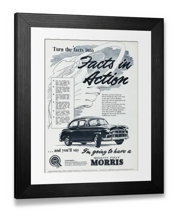 Framed Print : Morris Oxford Framed Print : Morris Oxford