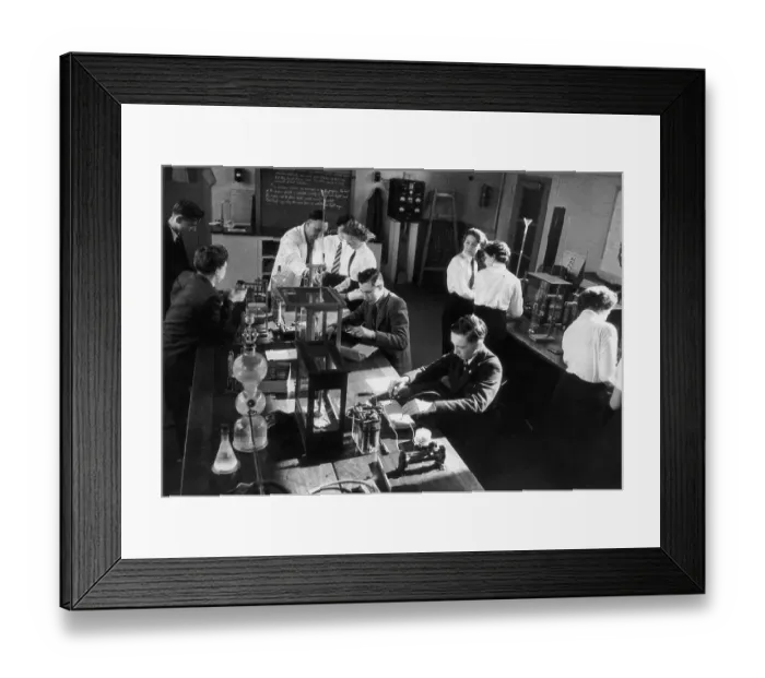 Framed Print : Science Class Framed Print : Science Class