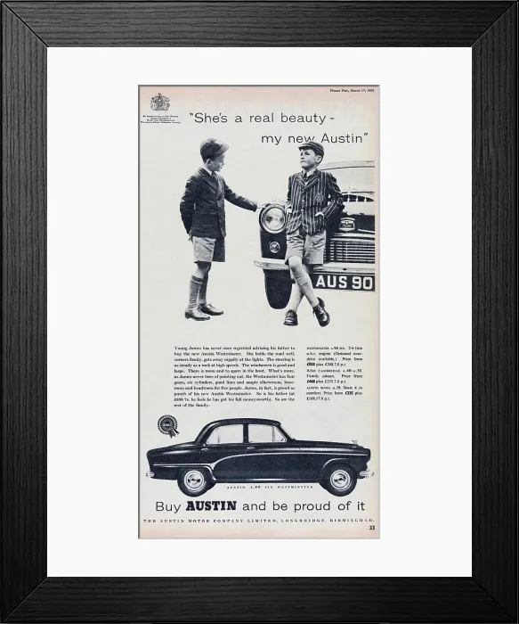 Framed Print : Austin Westminster Framed Print : Austin Westminster