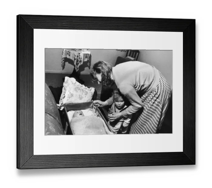 Framed Print : Cod-Liver Oil Time