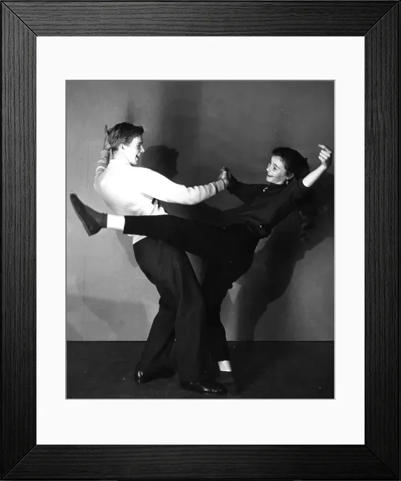 Framed Print : Dancing Youths