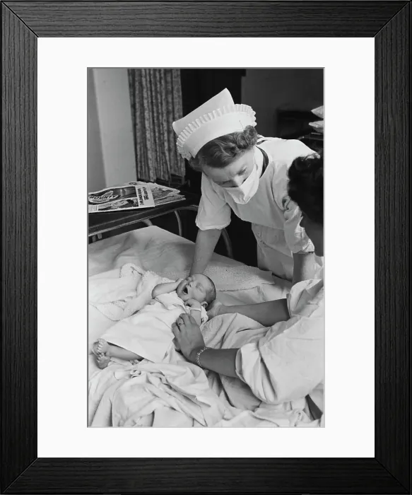 Framed Print : Postnatal Care Framed Print : Postnatal Care