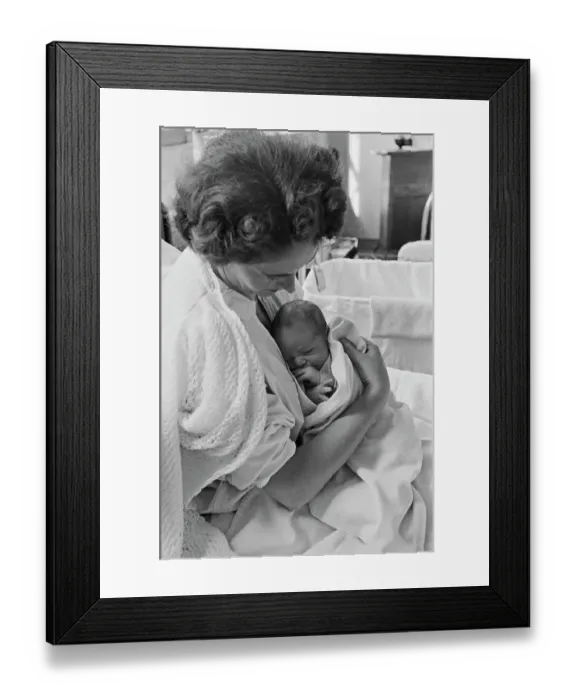 Framed Print : Postnatal Care Framed Print : Postnatal Care