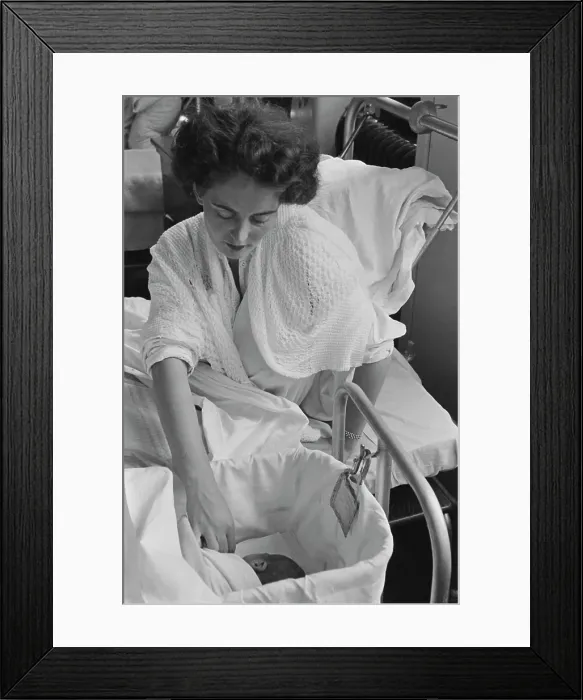 Framed Print : Postnatal Care Framed Print : Postnatal Care