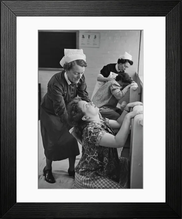 Framed Print : Pain Relief In Childbirth Framed Print : Pain Relief In Childbirth