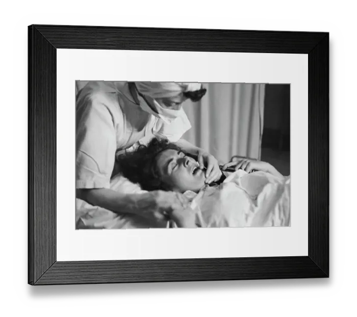 Framed Print : Pain Relief In Childbirth Framed Print : Pain Relief In Childbirth