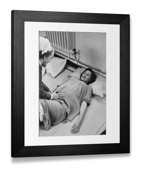 Framed Print : Pain Relief In Childbirth Framed Print : Pain Relief In Childbirth