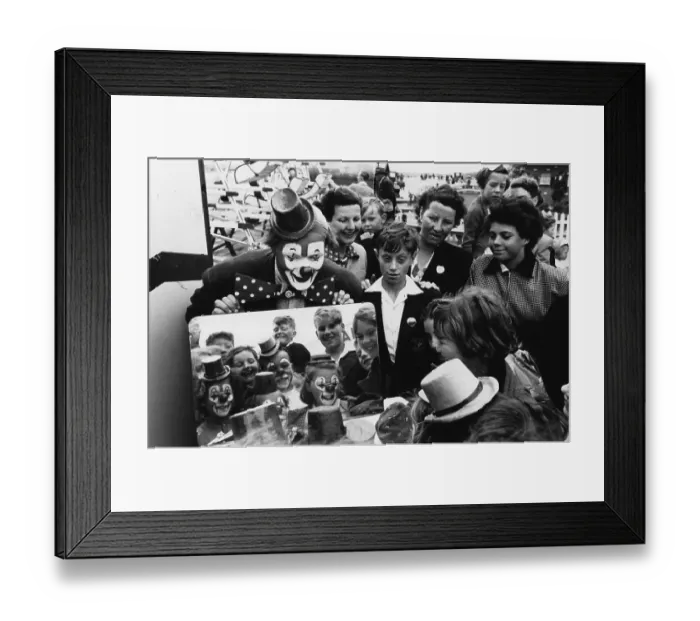 Framed Print : Clown Kids