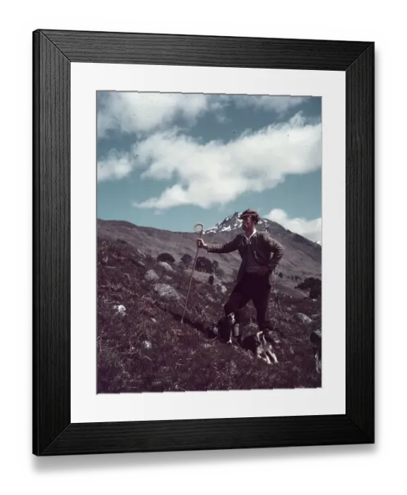 Framed Print : Hill Shepherd Framed Print : Hill Shepherd
