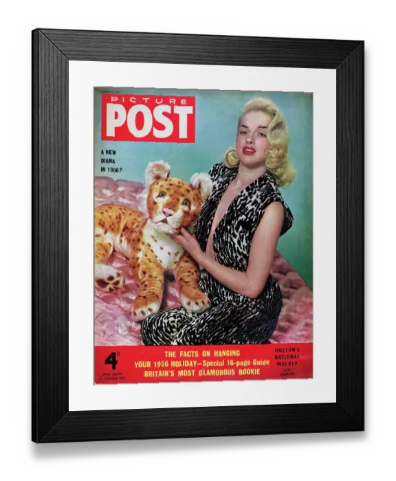 Framed Print : A New Diana In 1956? Framed Print : A New Diana In 1956?