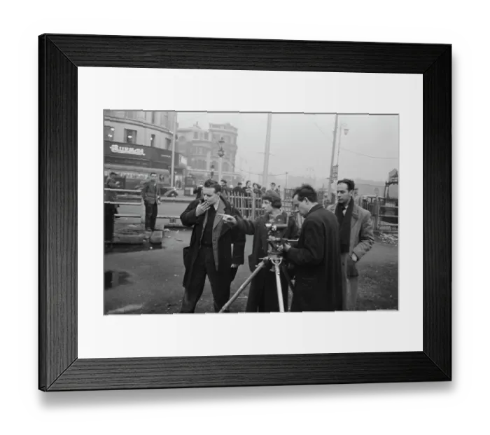 Framed Print : Young Filmmakers, 1955 Framed Print : Young Filmmakers, 1955