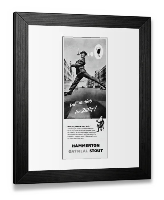 Framed Print : Hammerton Oatmeal Stout Framed Print : Hammerton Oatmeal Stout