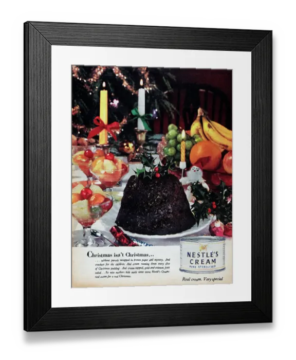 Framed Print : Nestle's Cream Framed Print : Nestle's Cream