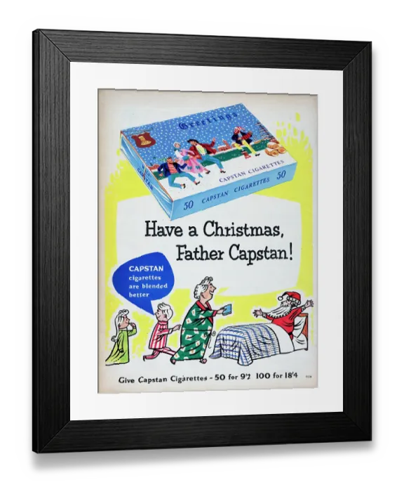 Framed Print : Have A Christmas, Father Capstan! Framed Print : Have A Christmas, Father Capstan!