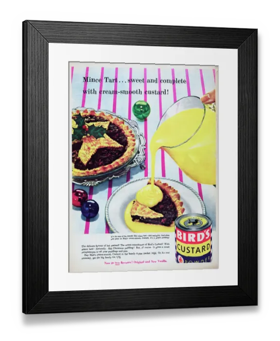 Framed Print : Bird's Custard Framed Print : Bird's Custard