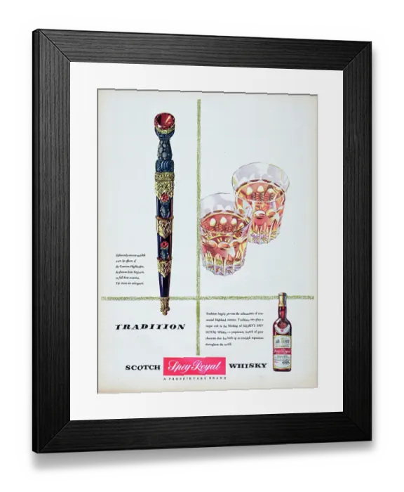 Framed Print : Spey Royal Whisky Framed Print : Spey Royal Whisky