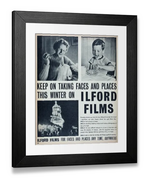 Framed Print : Ilford Films Framed Print : Ilford Films