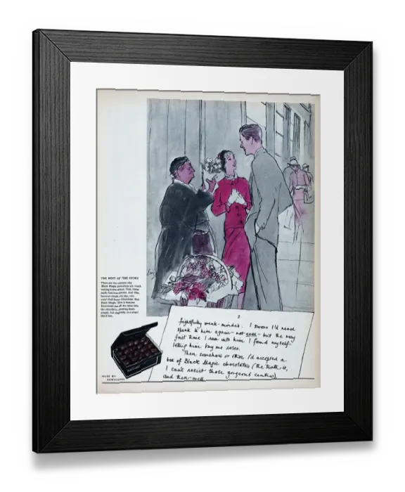 Framed Print : Rowntree's Black Magic Framed Print : Rowntree's Black Magic