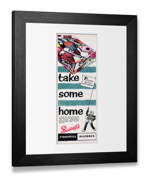Framed Print : Bassett's Liquorice Allsorts Framed Print : Bassett's Liquorice Allsorts