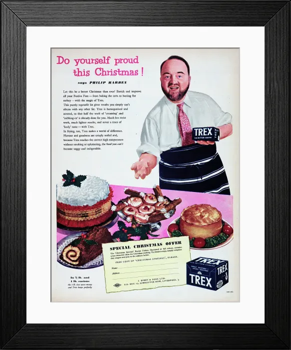 Framed Print : Trex Vegetable Fat Framed Print : Trex Vegetable Fat