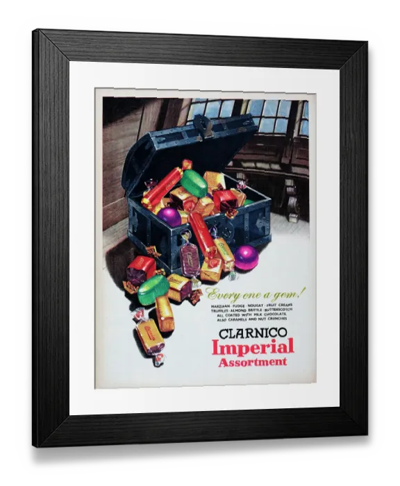 Framed Print : Clarnico Imperial Assortment Framed Print : Clarnico Imperial Assortment
