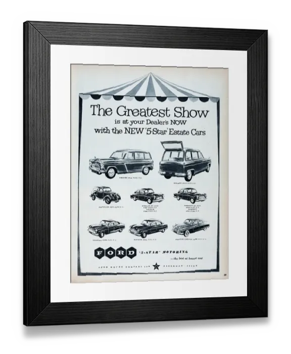 Framed Print : Ford Estate Cars Framed Print : Ford Estate Cars