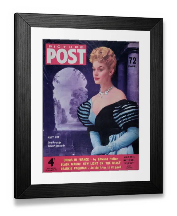 Framed Print : Mary Ure. 19th November 1955: Scottish stage and film actress Mary Ure Framed Print : Mary Ure. 19th November 1955: Scottish stage and film actress Mary Ure