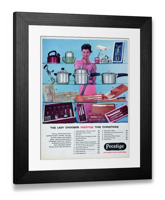 Framed Print : Prestige Houseware Framed Print : Prestige Houseware