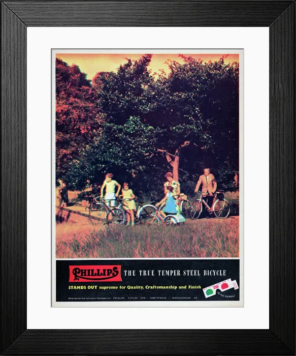 Framed Print : Phillips Cycles Framed Print : Phillips Cycles