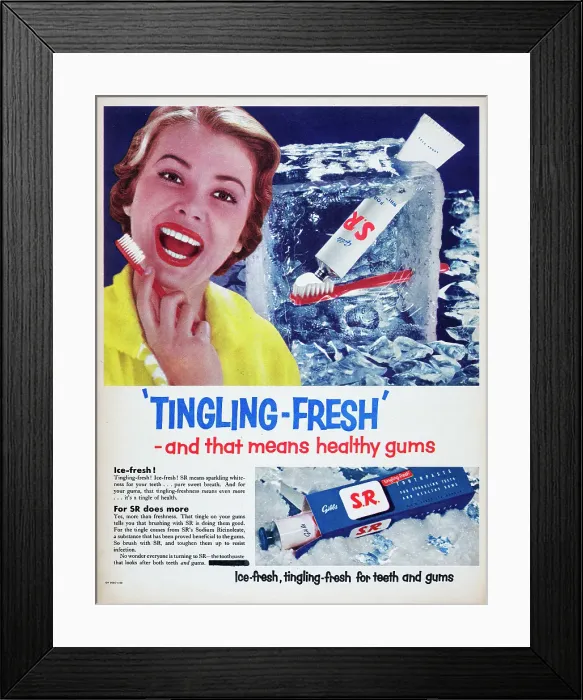 Framed Print : S.R. Toothpaste Framed Print : S.R. Toothpaste