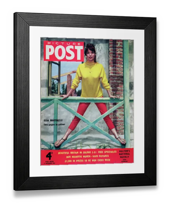 Framed Print : Elsa Martinelli Framed Print : Elsa Martinelli