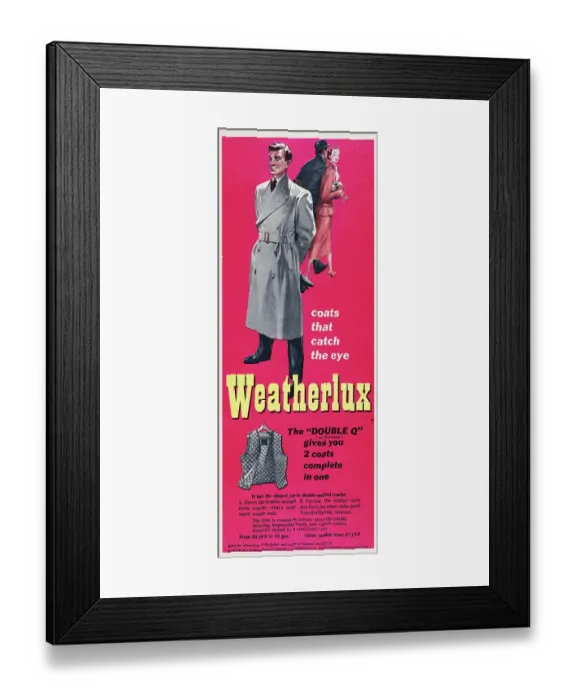 Framed Print : Weatherlux Double Q Framed Print : Weatherlux Double Q