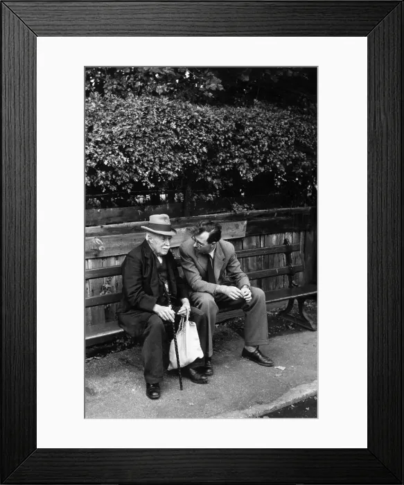 Framed Print : Roadside Chat Framed Print : Roadside Chat