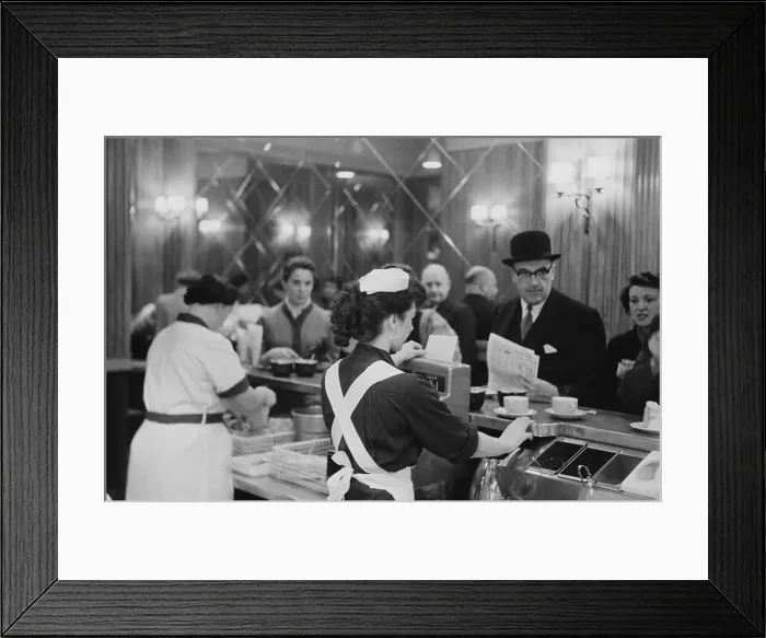 Framed Print : London Coffee Bar Framed Print : London Coffee Bar
