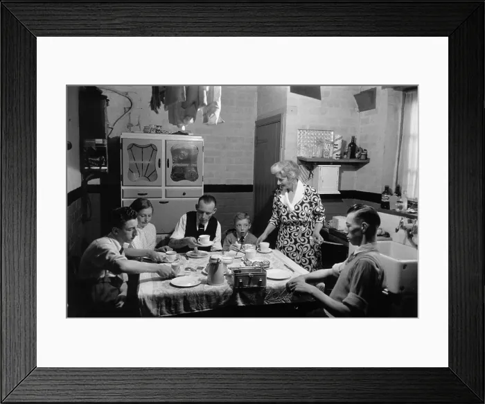 Framed Print : Family Meal Framed Print : Family Meal