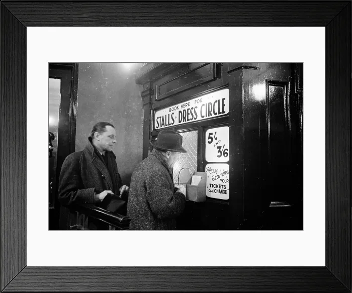 Framed Print : Theatre Box Office