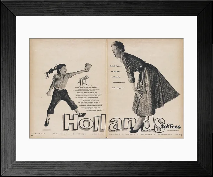 Framed Print : Hollands Toffees Framed Print : Hollands Toffees