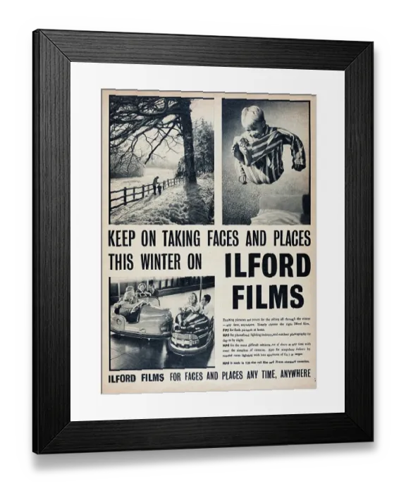 Framed Print : Ilford Films Framed Print : Ilford Films