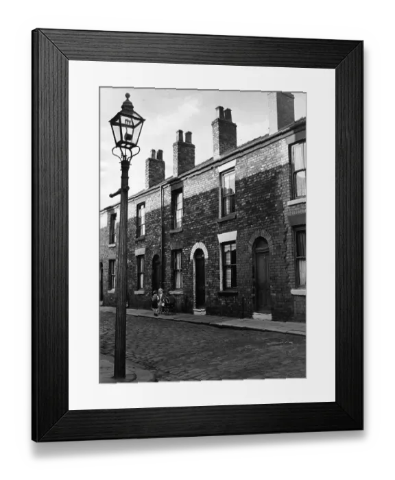 Framed Print : Terraced Houses Framed Print : Terraced Houses