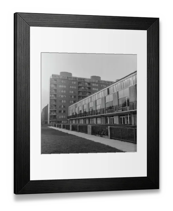 Framed Print : Council Housing In Westminster Framed Print : Council Housing In Westminster