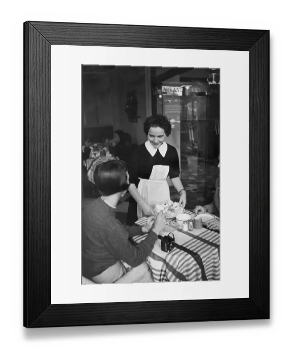 Framed Print : Irish Waitress Framed Print : Irish Waitress