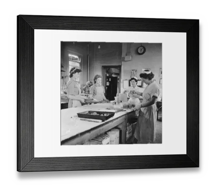 Framed Print : Kitchen Staff Framed Print : Kitchen Staff