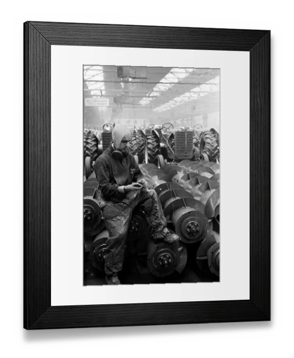 Framed Print : Building Tractors Framed Print : Building Tractors