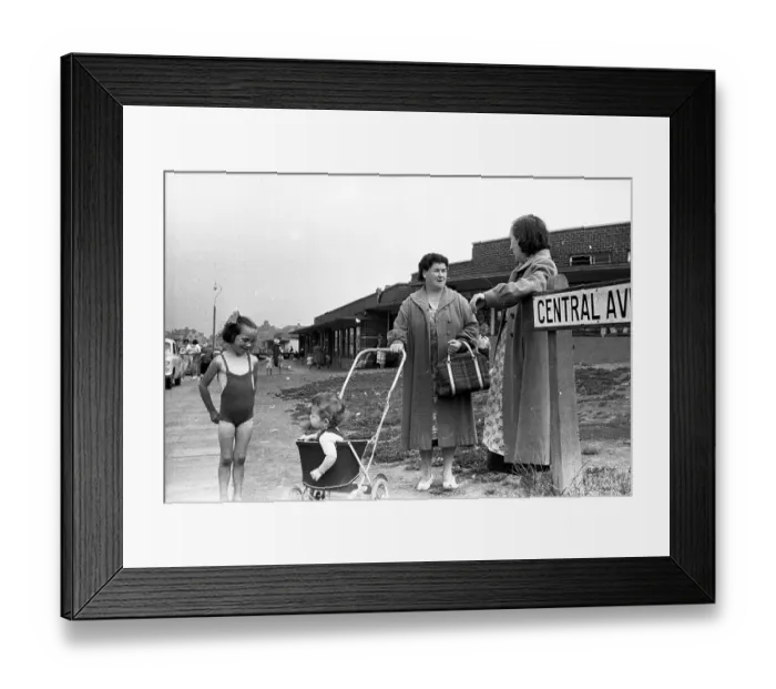 Framed Print : Central Avenue Framed Print : Central Avenue