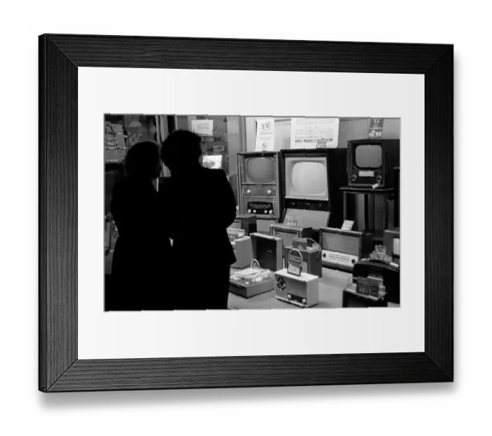 Framed Print : Television Shop Framed Print : Television Shop