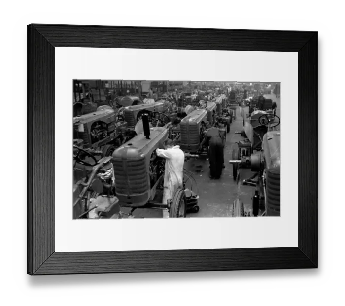 Framed Print : Tractor Factory Framed Print : Tractor Factory