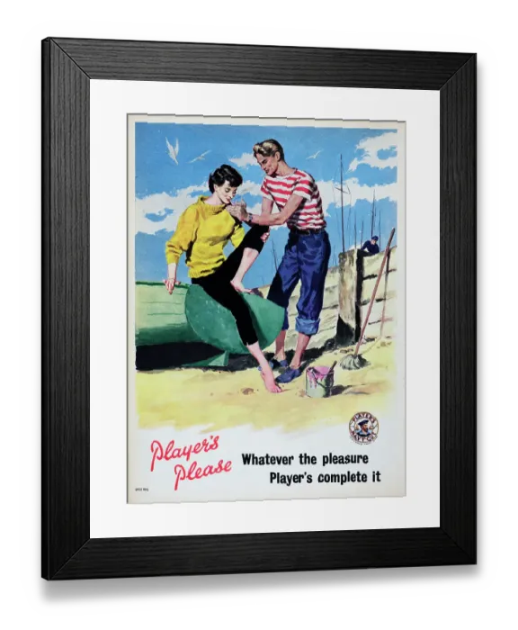 Framed Print : Player's Please Framed Print : Player's Please
