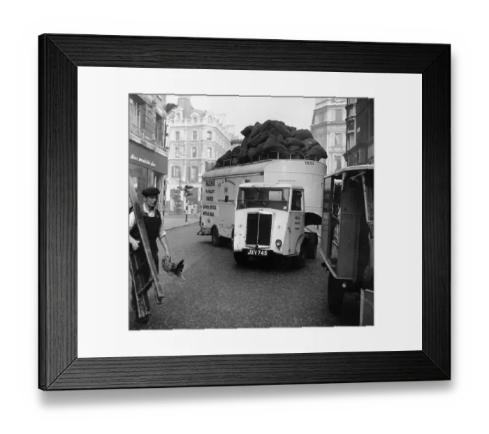 Framed Print : Salvage Cart Framed Print : Salvage Cart