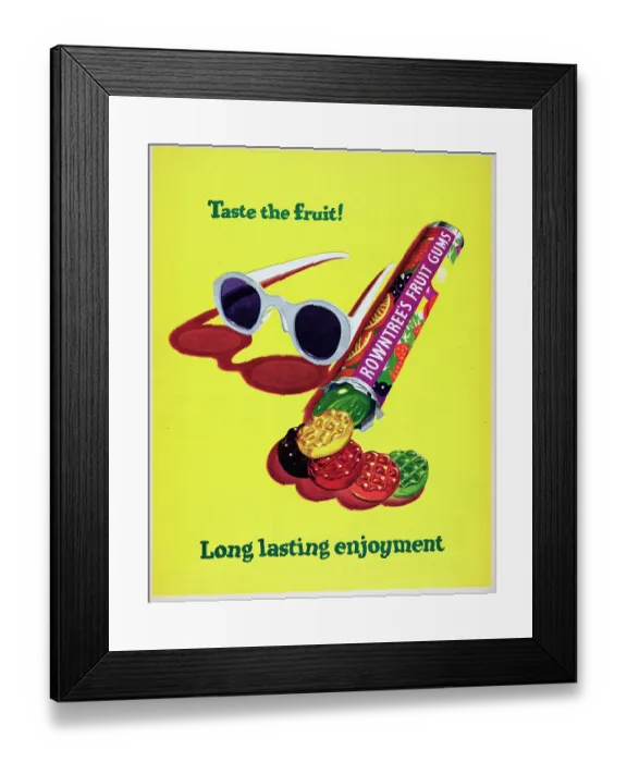 Framed Print : Rowntree's Fruit Gums Framed Print : Rowntree's Fruit Gums