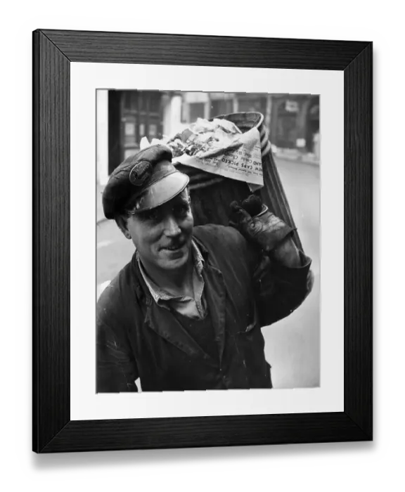 Framed Print : London Dustman